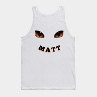 Font Name matt HALLOWEEN Tank Top